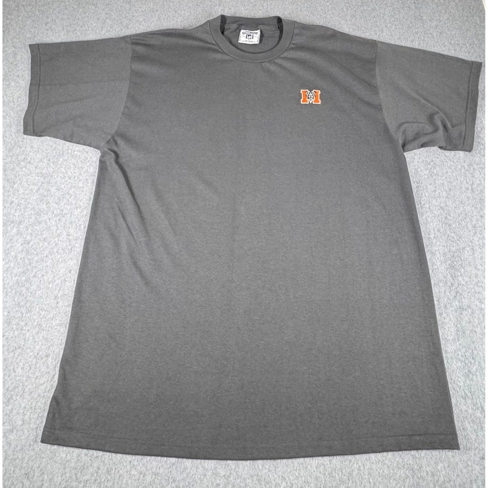 Lee T-Shirt Mens XL Gray Mercer University Cotton Vintage USA Made